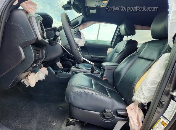3TMCZ5AN0KM243687 2019 TOYOTA TACOMA Серый Вид салона спереди