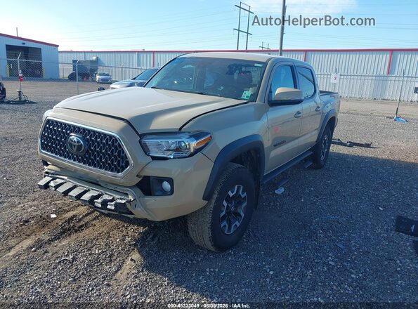 3TMCZ5AN0KM247478 2019 TOYOTA TACOMA Tan Przód lewy