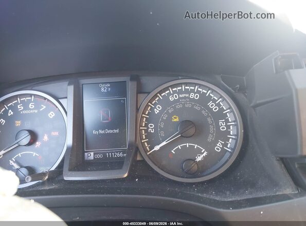 3TMCZ5AN0KM247478 2019 TOYOTA TACOMA Tan Widok tylnych siedzeń
