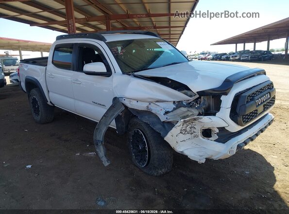 3TMCZ5AN0KM262062 2019 TOYOTA TACOMA White წინა ხედი
