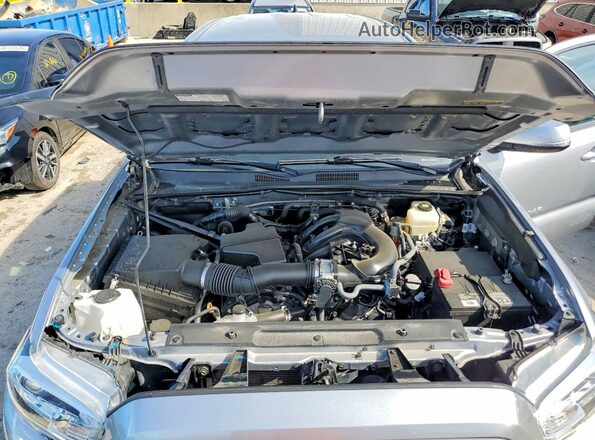 3TMCZ5AN0MM393723 2021 TOYOTA TACOMA Silver უკანა სალონის ხედი