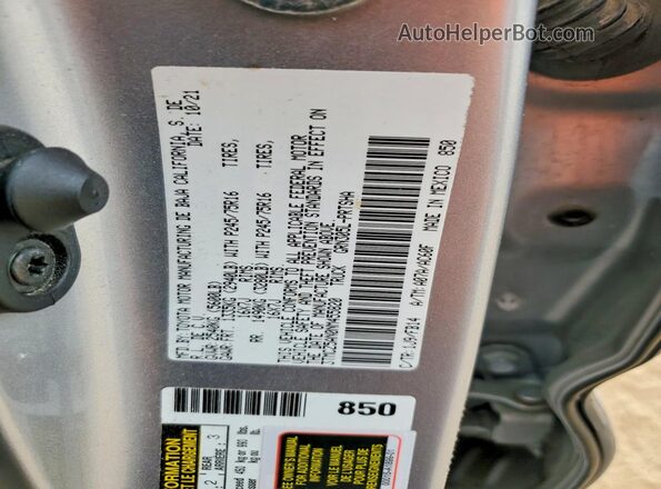 3TMCZ5AN0NM455820 2022 TOYOTA TACOMA Silver 