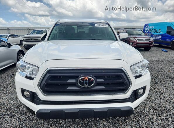 3TMCZ5AN0PM616735 2023 TOYOTA TACOMA White წინა ხედი