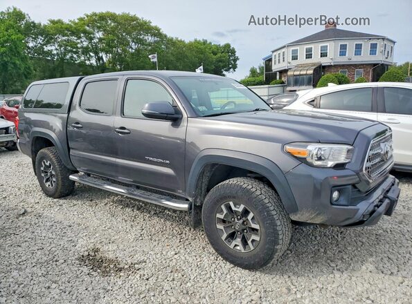 3TMCZ5AN1HM054622 2017 TOYOTA TACOMA Gray Передня права чверть