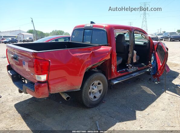 3TMCZ5AN1HM057696 2017 TOYOTA TACOMA Red Trasero derecho