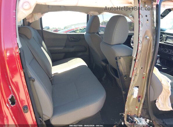 3TMCZ5AN1HM057696 2017 TOYOTA TACOMA Red Vista de la etiqueta del VIN