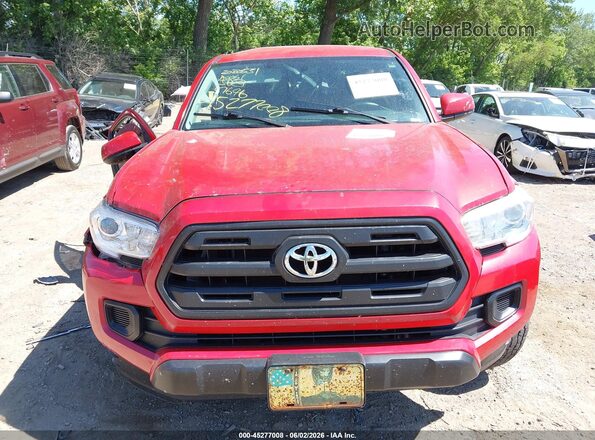 3TMCZ5AN1HM057696 2017 TOYOTA TACOMA Red Vista del cuadro de instrumentos