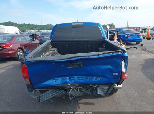 3TMCZ5AN1JM181554 2018 TOYOTA TACOMA Синий Панорамный вид салона 360°