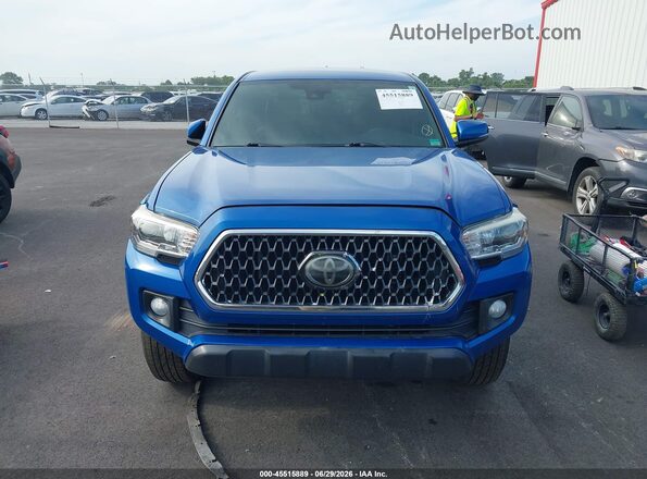 3TMCZ5AN1JM181554 2018 TOYOTA TACOMA Синий Вид сзади