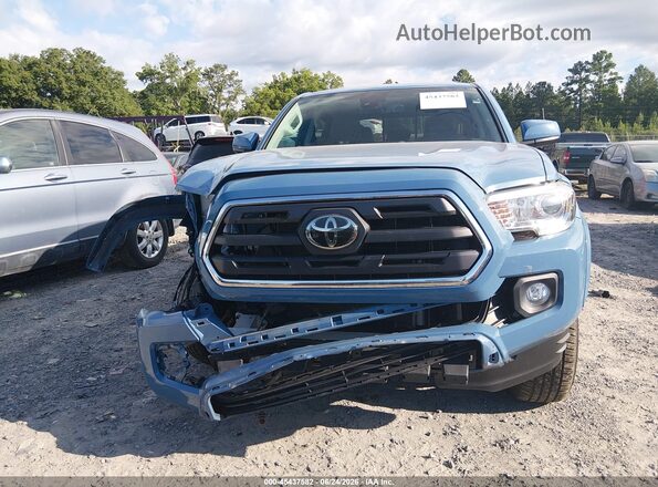 3TMCZ5AN1KM201612 2019 TOYOTA TACOMA Blue Rear interior view