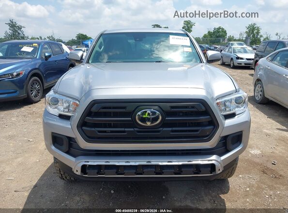3TMCZ5AN1KM214022 2019 TOYOTA TACOMA Silver Instrument cluster view