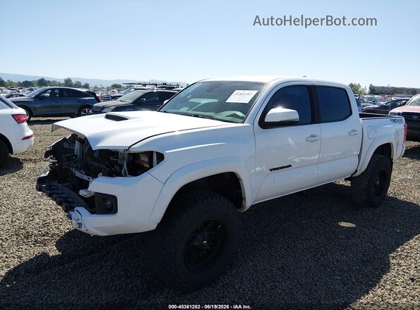 3TMCZ5AN1KM220208 2019 TOYOTA TACOMA White Առջևի ձախ երեք քառորդ տեսարան