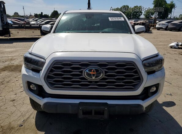 3TMCZ5AN1MM387431 2021 TOYOTA TACOMA White Դիմացի տեսք