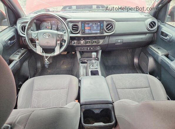 3TMCZ5AN2JM138793 2018 TOYOTA TACOMA Red 