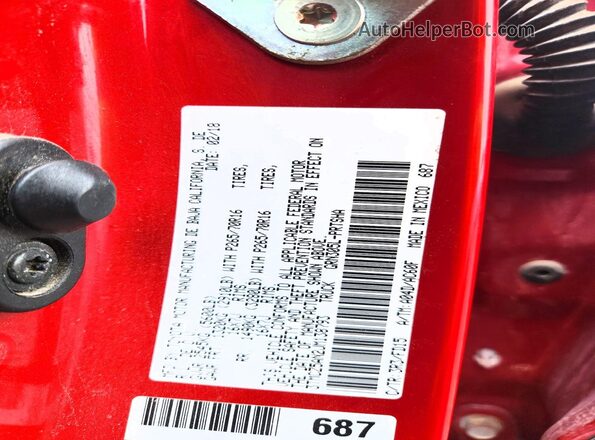 3TMCZ5AN2JM138793 2018 TOYOTA TACOMA Red 