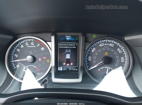 3TMCZ5AN2PM565772 2023 TOYOTA TACOMA Black Vista de los asientos traseros