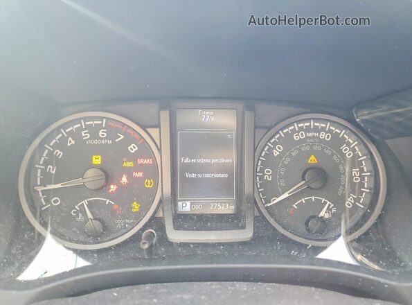 3TMCZ5AN2PM576206 2023 TOYOTA TACOMA Teal ხელსაწყოთა პანელის ხედი