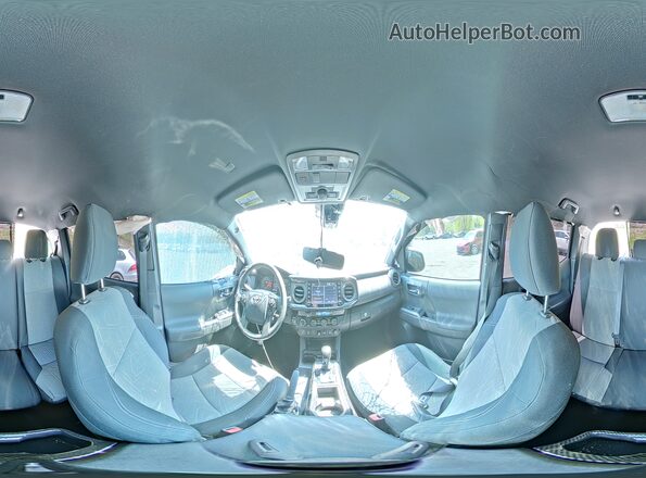 3TMCZ5AN2PM576206 2023 TOYOTA TACOMA Teal VIN კოდის სტიკერის ხედი