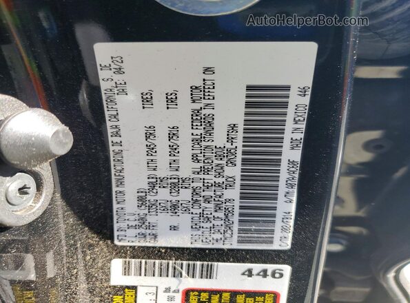 3TMCZ5AN2PM585178 2023 TOYOTA TACOMA Black Vista del compartimento del motor