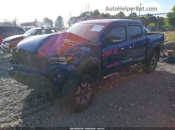 3TMCZ5AN2PM604571 2023 TOYOTA TACOMA Blue Առջևի ձախ երեք քառորդ տեսարան