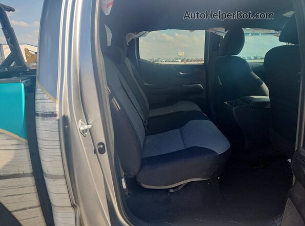 3TMCZ5AN2PM635478 2023 TOYOTA TACOMA Silver უკანა სავარძლების ხედი