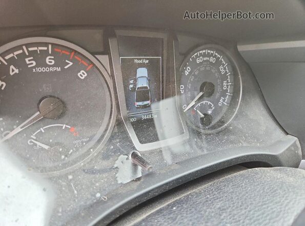 3TMCZ5AN2PM647890 2023 TOYOTA TACOMA Silver Widok zestawu wskaźników
