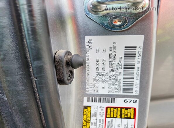 3TMCZ5AN2PM647890 2023 TOYOTA TACOMA Silver Widok naklejki z numerem VIN