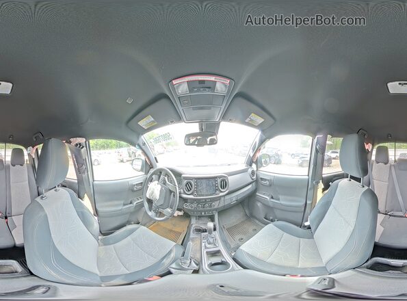 3TMCZ5AN2PM647890 2023 TOYOTA TACOMA Silver Widok wnętrza 360 stopni