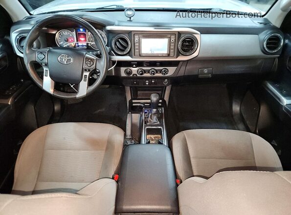 3TMCZ5AN3JM136390 2018 TOYOTA TACOMA Silver წინა პანელის ხედი