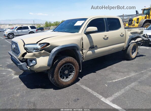 3TMCZ5AN3KM213938 2019 TOYOTA TACOMA Brown Przód lewy