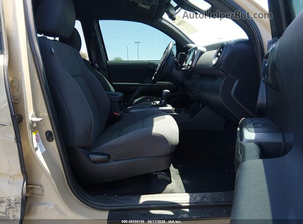 3TMCZ5AN3KM213938 2019 TOYOTA TACOMA Brown Widok wnętrza z przodu