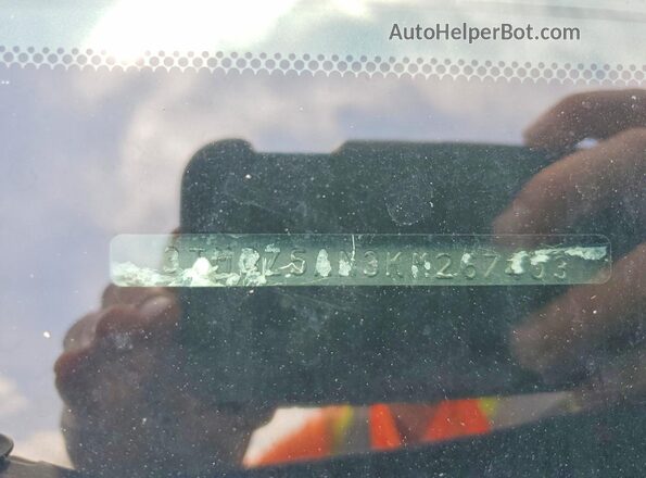3TMCZ5AN3KM267403 2019 TOYOTA TACOMA Blue Vista del compartimento del motor