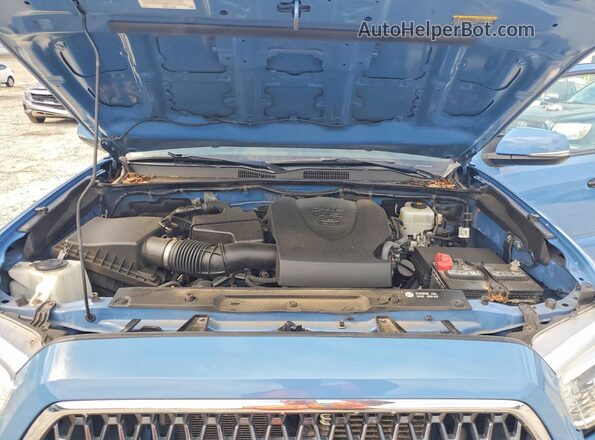 3TMCZ5AN3KM267403 2019 TOYOTA TACOMA Blue Vista interior trasera
