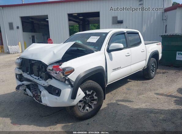 3TMCZ5AN3LM313264 2020 TOYOTA TACOMA White Առջևի ձախ երեք քառորդ տեսարան