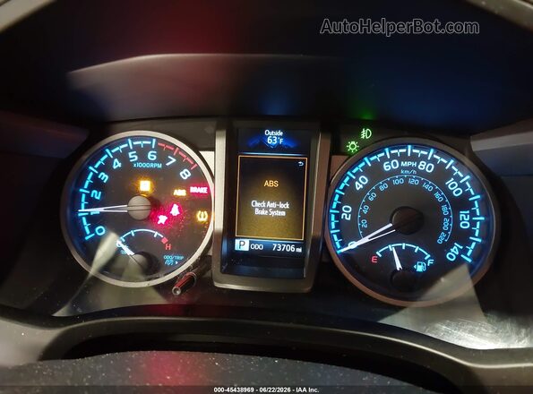 3TMCZ5AN3LM341176 2020 TOYOTA TACOMA Red Widok tylnych siedzeń