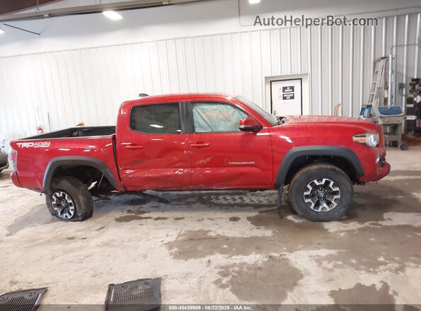 3TMCZ5AN3LM341176 2020 TOYOTA TACOMA Red Widok wnętrza z tyłu