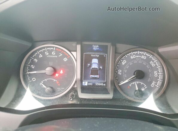 3TMCZ5AN3LM344871 2020 TOYOTA TACOMA Gray ხელსაწყოთა პანელის ხედი