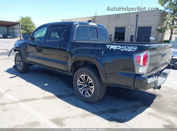 3TMCZ5AN3PM640169 2023 TOYOTA TACOMA Black Tył lewy