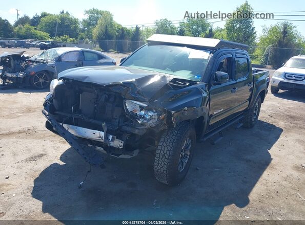 3TMCZ5AN4HM110312 2017 TOYOTA TACOMA Black Առջևի ձախ երեք քառորդ տեսարան