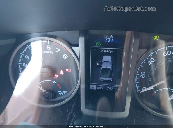 3TMCZ5AN4HM110312 2017 TOYOTA TACOMA Black Սալոնի 360 աստիճան տեսք