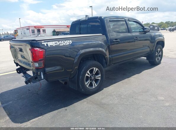 3TMCZ5AN4JM162352 2018 TOYOTA TACOMA Black Հետևի աջ
