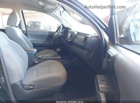 3TMCZ5AN4JM169656 2018 TOYOTA TACOMA Black წინა სალონის ხედი