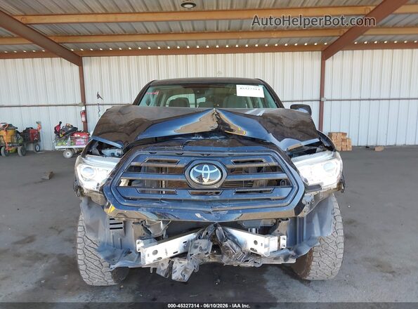 3TMCZ5AN4JM169656 2018 TOYOTA TACOMA Black წინა ხედი