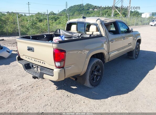 3TMCZ5AN4KM216623 2019 TOYOTA TACOMA Tan Задня права чверть
