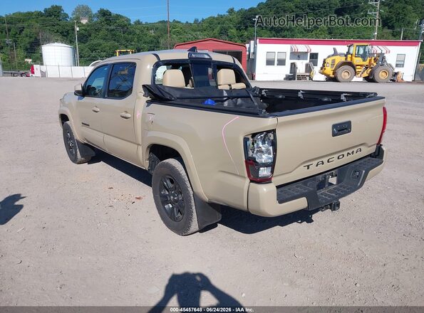 3TMCZ5AN4KM216623 2019 TOYOTA TACOMA Tan Задня ліва чверть