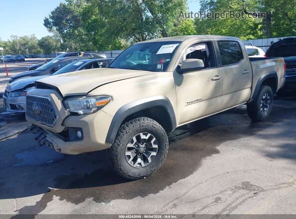 3TMCZ5AN4KM246303 2019 TOYOTA TACOMA Beige Przód lewy