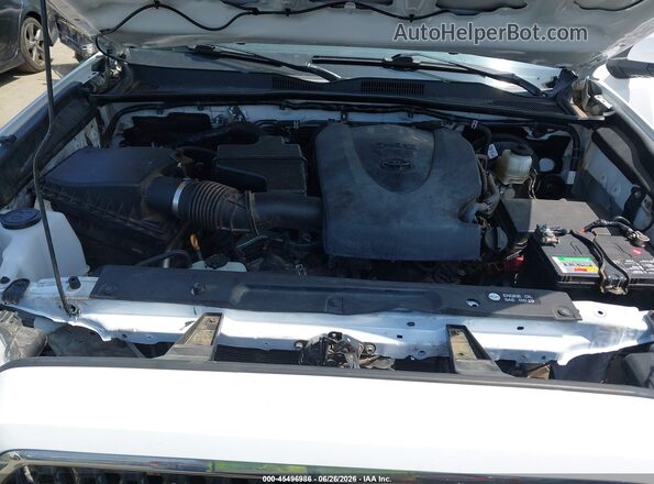 3TMCZ5AN4KM247144 2019 TOYOTA TACOMA White უკანა ხედი