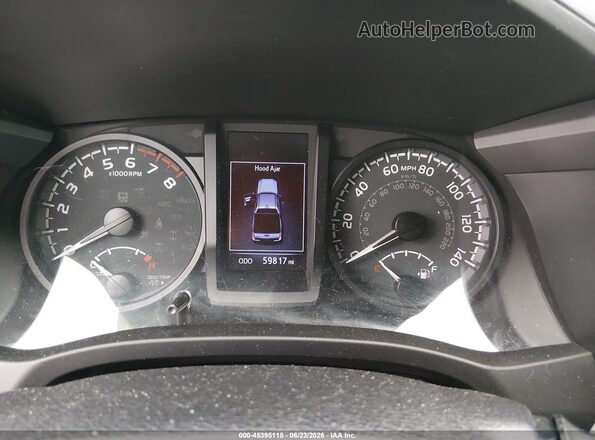 3TMCZ5AN4LM290741 2020 TOYOTA TACOMA Gray უკანა სავარძლების ხედი