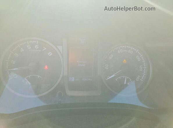 3TMCZ5AN4LM342174 2020 TOYOTA TACOMA Gray ხელსაწყოთა პანელის ხედი