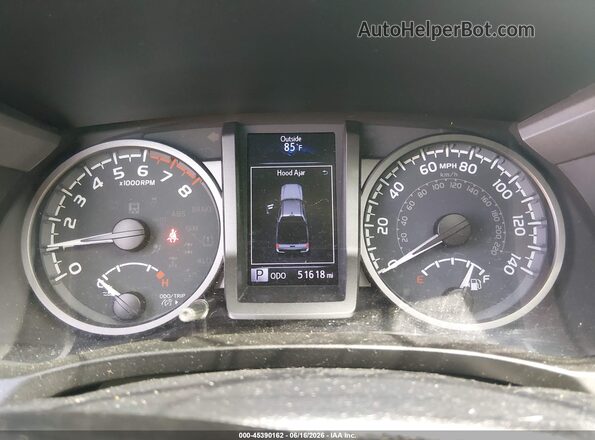 3TMCZ5AN4LM342644 2020 TOYOTA TACOMA Серый Вид задних сидений